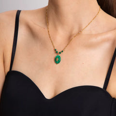 Mosaic Pendant Necklace