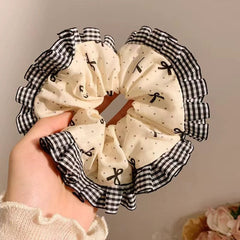 Bow & Lace Scrunchie