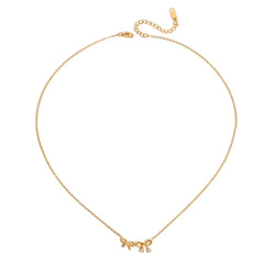 Ribbon Sparkle Necklace