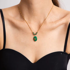 Mosaic Pendant Necklace