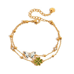 Butterfly Layered Bracelet