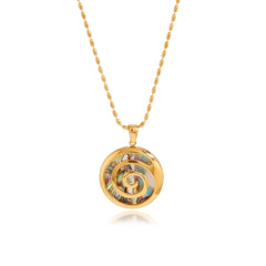 Abalone Swirl Necklace
