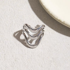 Triple Wave Ring