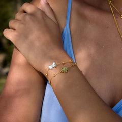 Butterfly Layered Bracelet
