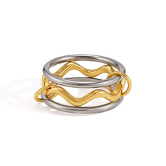 Two-Tone Ring Set