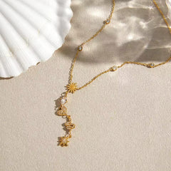 Y-Drop Charm Necklace