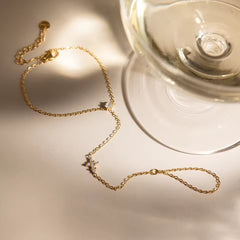 Sparkling Hand Chain Bracelet