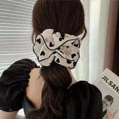 Monochrome Organza Hair Scrunchies
